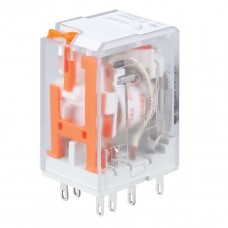 Ρελέ Λυχνίας 12V DC 11 Πόδια 2NO+2NC ELM-36.02 57521N